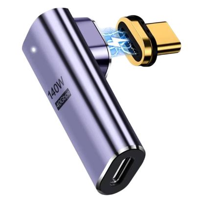 Imagem de Adaptador Magnético Type-C Ewent 100W 40Gbps 8K 60Hz