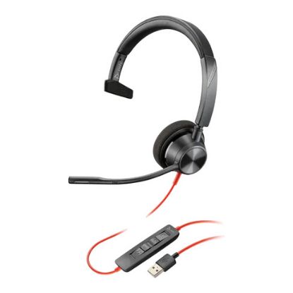 Imagem de Headset Call Center Poly Blackwire 5210 Monaural USB Preto