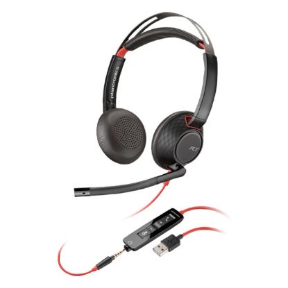 Imagem de Headset Call Center Poly Blackwire C3225 Top Preto
