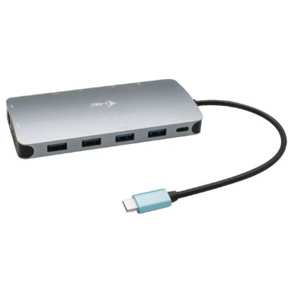 Imagem de Docking Station i-tec Type-C Multiport 11-em-1 C31NANODOCKPROPD Prateado