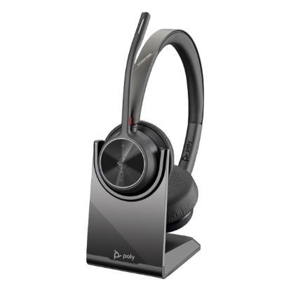 Imagem de Headset Call Center Poly Voyager 4320-M MT + BT700 + Charging Stand Preto