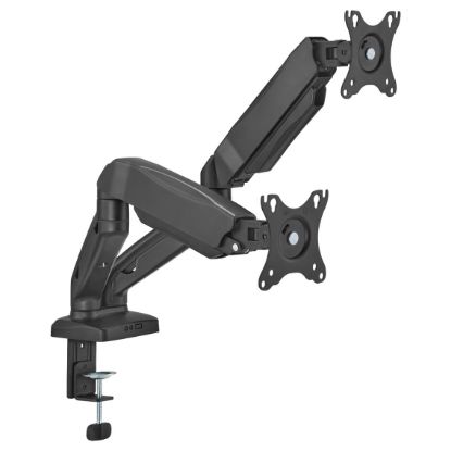 Imagem de Suporte Mesa p/ 2 Ecrãs 13"/32" Napofix DM3210 Full-Motion Preto