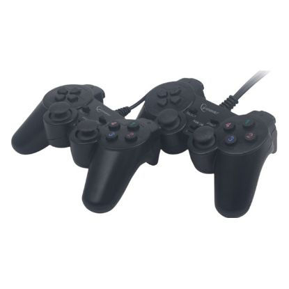 Imagem de GamePad Gembird Dual Vibration USB (PC) Double (Pack2)