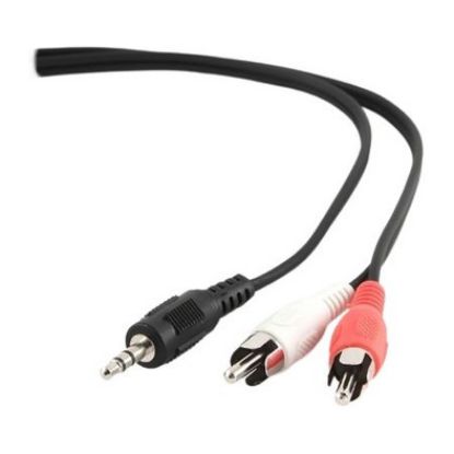 Imagem de Cabo Adaptador Audio 3.5mm p/ Dual RCA Equip M/M - 2.5Mtr
