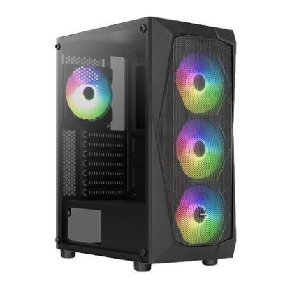 Imagem de Caixa Aerocool Falcon ARGB Preta (ATX) (Vidro Temperado)