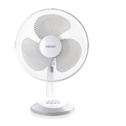 Imagem de Ventoinha de Mesa Regulável Haeger FA-016.007A 40W Diâmetro 30cm