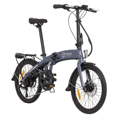 Imagem de Bicicleta Elétrica Youin Barcelona Dobrável 20" 250W Azul