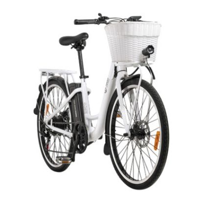 Imagem de Bicicleta Elétrica Youin Paris Urbana 26" 250W Branca