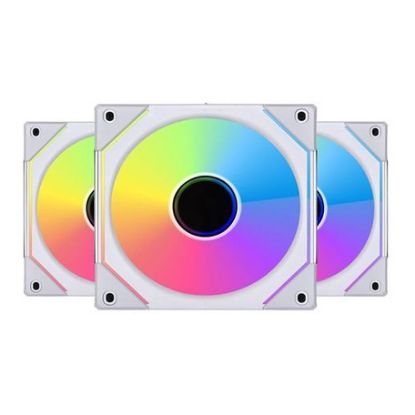 Imagem de Ventoinha 120mm Lian Li UNI SL INFINITY ARGB PWM Branca (Pack3)