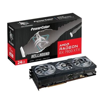Imagem de Placa Gráfica Powercolor Radeon RX 7900 XTX HellHound OC 24GB