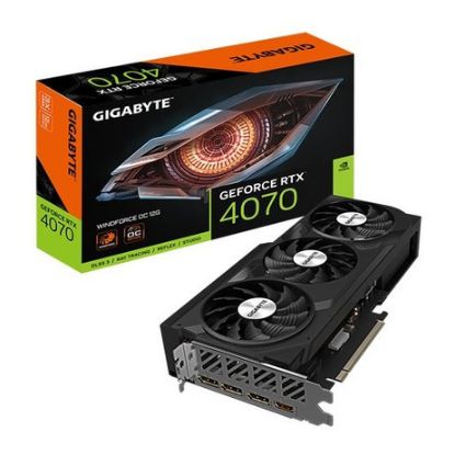 Imagem de Placa Gráfica Gigabyte GeForce RTX 4070 WINDFORCE OC 12GB DLSS3