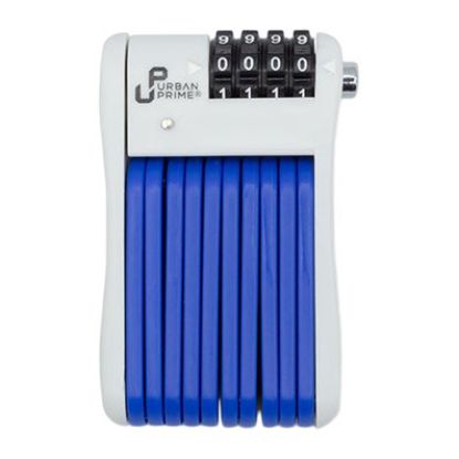 Imagem de Cadeado com Código Urban Prime Dobrável Azul/Branco