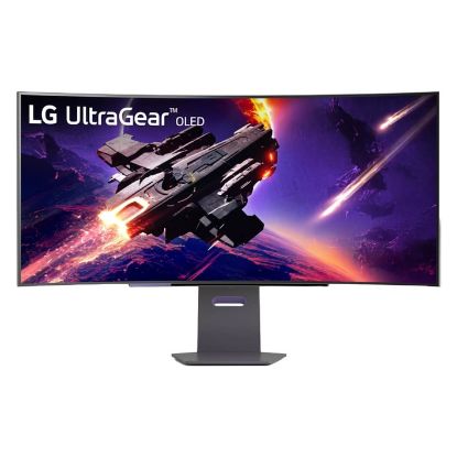 Imagem de Monitor LG 45" UltraGear 45GS95QE OLED WQHD 21:9 Curvo 240Hz FreeSync/G-SYNC HDR10 (0.03ms)