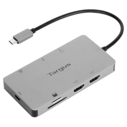 Imagem de Docking Station Targus 9-em-1 DOCK423EU Pass-Thru 100W Cinza