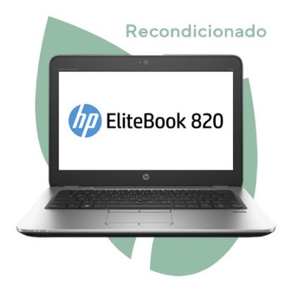 Imagem de Portátil Recondicionado HP EliteBook 820 G3 12.5" i5 8GB SSD 240GB HD Graphics 520 W10 Pro Cinza