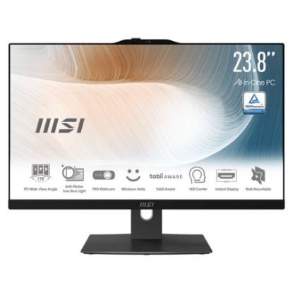 Imagem de Computador MSI AiO Modern AM242TP 12M-823ES 23.8" Intel N100 4GB SSD 256GB UHD Graphics Preto