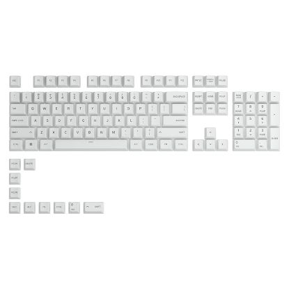 Imagem de Kit Teclas Glorious PC Gaming Race PBT Arctic White (UK)