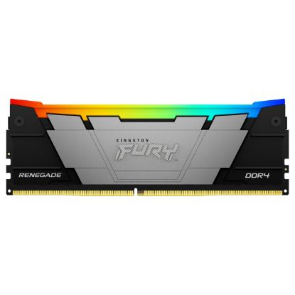 Imagem de Dimm DDR4 32GB Kingston CL16 3200Mhz Fury Renegade RGB Preta