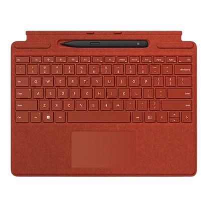 Imagem de Capa Teclado Microsoft Surface Pro Signature Type 8/9/X Vermelho + Slim Pen 2