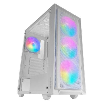 Imagem de Caixa Mars Gaming MC-AIR FRGB Branca (ATX) (Vidro Temperado)
