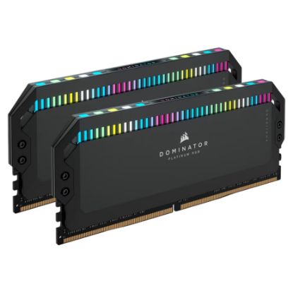 Imagem de Dimm DDR5 Pack 2x 16GB (32GB) Corsair CL36 6000Mhz Dominator Platinum RGB Preta