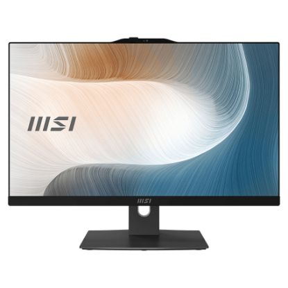 Imagem de Computador MSI AiO Modern AM242P 1M-1400ES 23.8" i3 8GB SSD 256GB Iris Xe Graphics Preto c/ Webcam