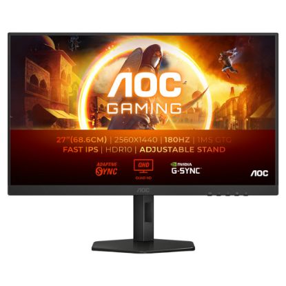Imagem de Monitor AOC Gaming 27" Q27G4XF IPS QHD 16:9 180Hz Adaptive-Sync (1ms)
