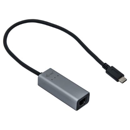 Imagem de Adaptador de Rede Type-C p/ RJ45 i-tec Metal Cinza