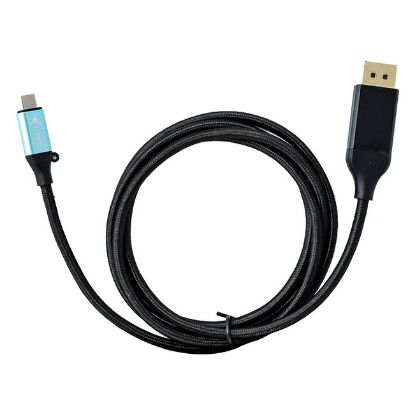 Imagem de Cabo Type-C p/ DisplayPort 4K 60Hz i-tec Preto - 2Mtr