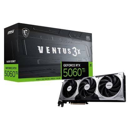 Imagem de Placa Gráfica MSI GeForce RTX 5060 Ti VENTUS 3X OC 16G DLSS4