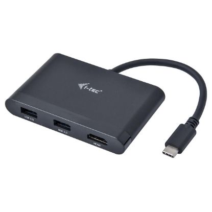 Imagem de Hub Type-C 2x USB3.2 + 1x HDMI i-tec Cinza