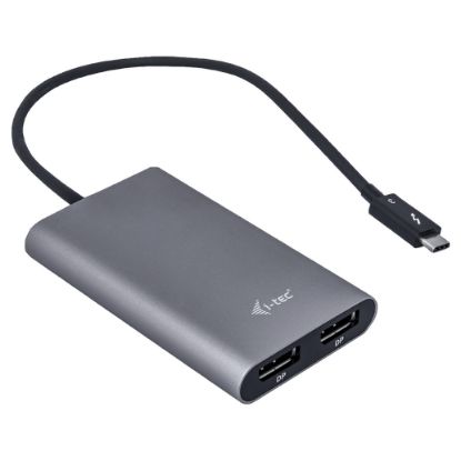 Imagem de Cabo Adaptador Type-C Thunderbolt 3 p/ 2x DisplayPort i-tec