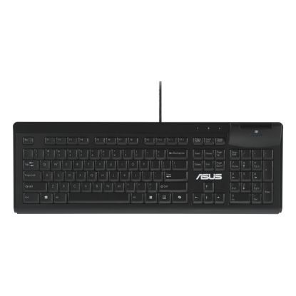 Imagem de Teclado Asus KU100 Preto c/ Leitor de Cartões Cidadão (PT)