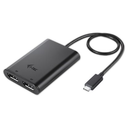 Imagem de Cabo Adaptador USB3.1 p/ 2x DisplayPort 4K i-tec