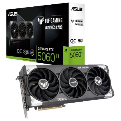 Imagem de Placa Gráfica Asus GeForce RTX 5060 Ti TUF GAMING OC 8GB DLSS4
