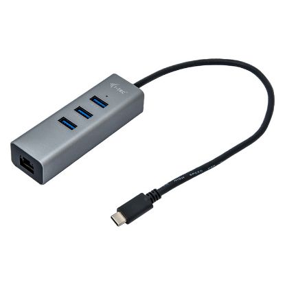 Imagem de Hub Type-C 3x USB3.0 + 1x RJ45 Gigabit i-tec