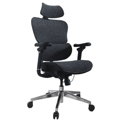 Imagem de Cadeira de Escritório Ergonómica Premium Equip 651052 Preta/Azul