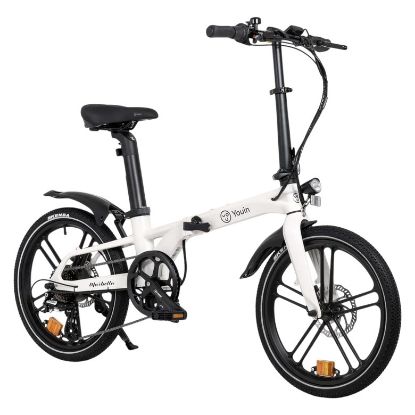 Imagem de Bicicleta Elétrica Youin Marbella Dobrável 20" 250W Creme