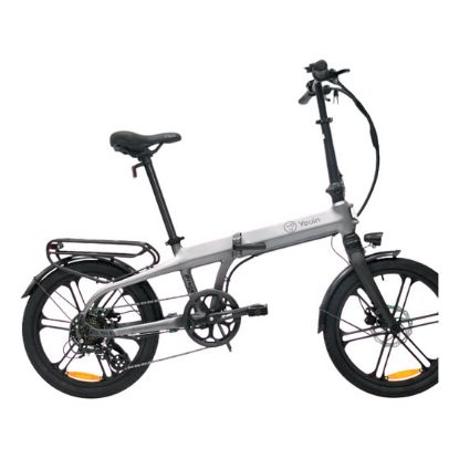 Imagem de Bicicleta Elétrica Youin Praga Dobrável 20" 250W Cinza