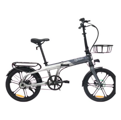 Imagem de Bicicleta Elétrica Youin Praga Pro Dobrável 20" 250W Cinza