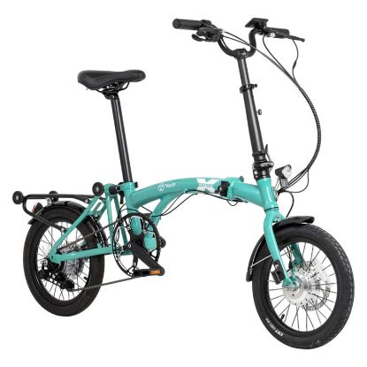 Imagem de Bicicleta Elétrica Youin Oxford Dobrável 16" 250W Turquesa