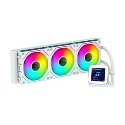 Imagem de Cooler CPU Abysm Oceanic 360 LCD ARGB Liquid Branco