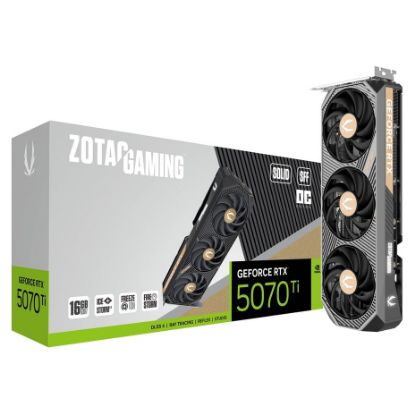 Imagem de Placa Gráfica ZOTAC GeForce RTX 5070 Ti SOLID SFF OC 16GB DLSS4