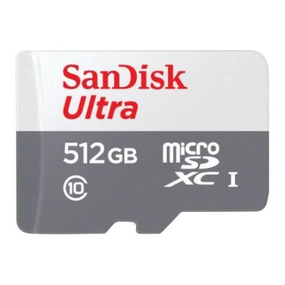 Imagem de MicroSD Sandisk Ultra UHS-I 512GB Class10 (U1) 100MB/s + AdaptadorSD