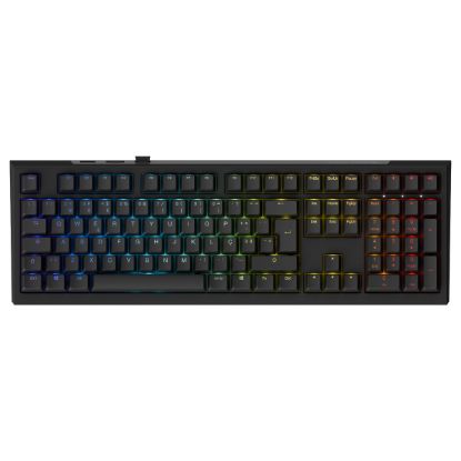 Imagem de Teclado Ducky ONE X 100% PBT Wireless Mecânico RGB Preto - Ducky Inductive Switch (PT)