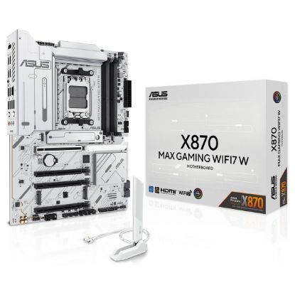 Imagem de Motherboard Asus SktAM5 - MAX GAMING X870 WIFI WHITE