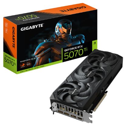 Imagem de Placa Gráfica Gigabyte GeForce RTX 5070 Ti WINDFORCE OC SFF 16GB DLSS4