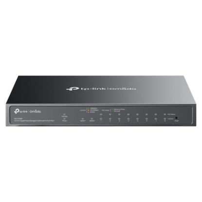 Imagem de Switch de Rede TP-Link Omada 10 Portas Gigabit 8x PoE+/1x Gigabit/ 1x SFP - ES210GMP