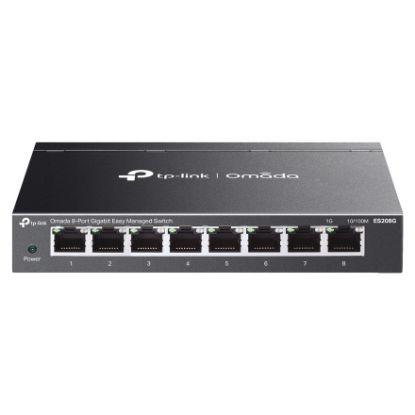 Imagem de Switch de Rede TP-Link Omada 8 Portas Gigabit - ES208G