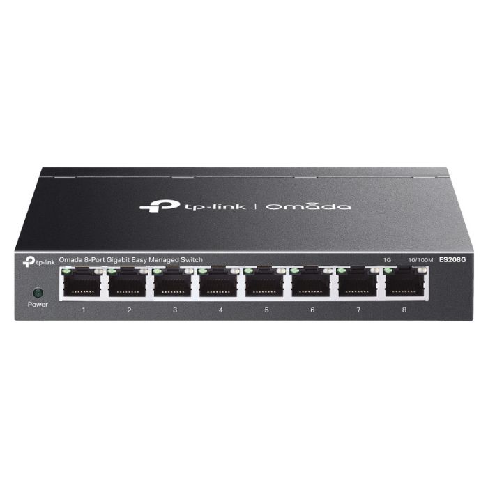Switch de Rede TP-Link Omada 8 Portas Gigabit - ES208G - Novo Atalho